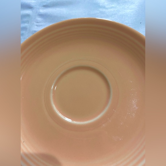 Fiesta Ware Mug & Saucer in Retired “Apricot” Color. Made between 1986-98. EUC - Picture 13 of 15